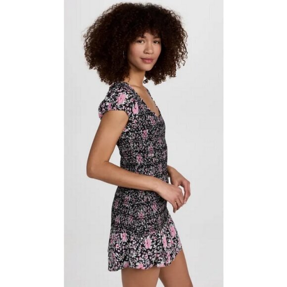 💕LOVESHACKFANCY💕 Trevor Dress ~ Raspberry Spice Latte Large L NWT - Picture 4 of 16